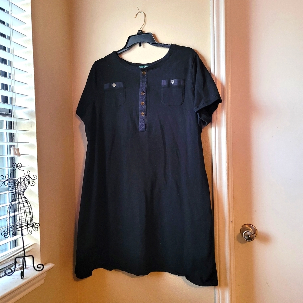 Lauren by Ralph Lauren henley t-shirt dress
